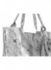 Bőr táska shopper bag Genuine Leather acél 555